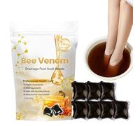 Lot de 20 paquets de trempage pour les pieds, formule nettoyante, soulagement de la fatigue, 3,3 x 2,5 cm, mélange de relaxation apaisant, usage quotidien facile, récupération d'entraînement pour