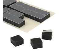 Lot de 20 pastilles adhésives 3D - Double face - Anthracite - 10 x 10 x 6 mm d'épaisseur - Quantité au choix