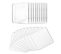 Lot de 20 pastilles adhésives double face extra fortes, ultra puissantes, réutilisables et transparentes - Sans traces - Pour tapis, carrelage, voiture et cuisine