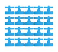 Lot de 20 patchs d'alignement discrets pour orteils en tissu de coton pour inconfort et correction des pieds