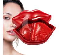 Lot de 20 patchs de masque à lèvres, coussinets hydratants, masques hydratants pour les lèvres, faciles à appliquer, formule apaisante anti-morsures, moelleuses et lisses