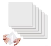 Lot de 20 patchs de réparation gonflables en vinyle transparent pour piscine, tente, bateau, canoë pour kayak, spa, jouet, matelas gonflable, maison, radeau, bouée, 7,5 x 7,5 cm (carré)