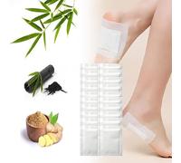 Lot de 20 patchs détox pour les pieds - Détoxification - 100 % naturel - Soulage le stress et la fatigue - Améliore le sommeil (20) (20)