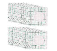 Lot de 20 patchs d'huile de ricin pour nombril, patch de nombril avec huiles de ricin en film polyuréthane respirant, patchs pour le ventre pour ne pas laver et portable, anti-fuite (huile non