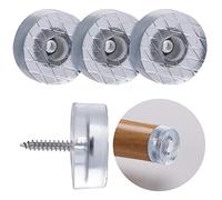 Lot de 20 Patins antidérapants en Caoutchouc de Forme Ronde pour Meubles, chaises, Pieds de canapé, Table et sols en Bois pour réduire Le Bruit