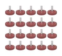 Lot de 20 patins de nivellement de meubles silencieux et solides pour les surfaces dures, la défense des sols, tapis de nivellement de meubles robustes