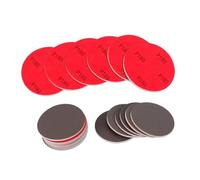 Lot de 20 patins de ponçage flexibles pour bois métal et réparation de carrosserie en éponge souple