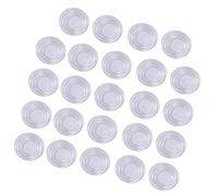 Lot de 20 patins de protection de table en verre transparent pour éviter les rayures et améliorer la stabilité dans les pièces à vivre