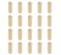 Lot de 20 peaux d'entraînement au tatouage des sourcils, 3D Microblading Faux peau, bandage d'entraînement BrowAid, autocollants en silicone pour entraînement au tatouage des sourcils, fournitures de