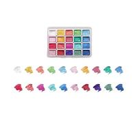 Lot de 20 peintures aquarelles nacrées solides pour artistes peintres amateurs