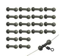 Lot de 20 perles de pêche à la truite, anti-vibration, appâts doux pour oeufs et pêcheurs, eau douce et salée