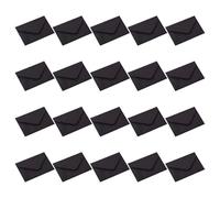 Lot de 20 petites enveloppes pliantes de 10 x 7 cm pour invitation, mariage, Saint-Valentin, Noël et envoi - Enveloppes carrées vintage