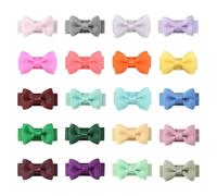Lot de 20 petites pinces à cheveux antidérapantes pour petites filles - Couleur vive - Forte adhérence - Convient pour diverses occasions