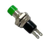 Lot de 20 petits interrupteurs à bouton-poussoir momentané en laiton avec motifs de chapeau de couleur vibrante pour une utilisation électronique multi-usages