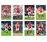 Lot de 20 photos individuelles de joueurs de football Arsenal 2024/5 signées de 15,2 x 10,2 cm avec signatures pré-imprimées qui feraient un excellent cadeau pour tout fan.