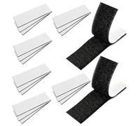 Lot De 20 Pièces Autocollantes Avec Fermeture Extrêmement Solide Colle Arrière Double Face Résistantes Aux Intempéries Et Températures Extrêmes, Idéales Pour Intérieur Et Extérieur, 5 * 10cm