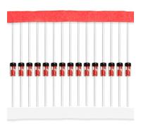 (Lot de 20 Pièces) Chanzon 1N34A 1N34 Diode Germanium 50mA 65V DO-35 (DO-204AH) IN34A IN34 Axial pour TV FM AM Détection Radio