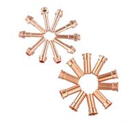 Lot de 20 pièces de rechange pour coupe-plasma avec buses WSP 09001 et électrodes WSP 09002 pour Cebora CP 70