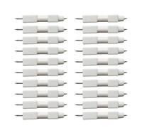 Lot de 20 pièces de rechange pour poêle à aiguilles d'allumage en céramique faciles à utiliser