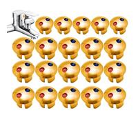 Lot de 20 pièces de rechange pour témoin de froid/chaleur - Étiquettes de griffe étanches - Boutons de signalisation chaud et froid pour robinet, douche, cuisine, à poignée