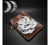Lot De 20 Pièces Fantaisie Pour Jeux De Société Dnd Et Pochette En Cuir Avec Pièces Métalliques Profondes De Donjons Et Dragons Pour Jeux De Rôle.[E2464]
