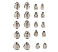 Lot de 20 pièces pour torche de découpe plasma P80 avec 10 buses et 10 électrodes pour coupe 60A 80A (1,70 mm)