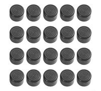Lot de 20 pieds de chaise en caoutchouc pour protéger les sols et réduire le bruit avec embouts (25 mm)