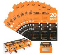 Lot de 20 pièges à cafards, pièges à cafards d'intérieur, pièges à blattes, pièges à cafards à colle, piège à cafard, garage et abri de jardin, lutte contre les parasites pour la maison, sans danger