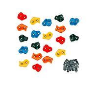 Kangui Kit 20 pierres d'escalade – fixations incluses – multicolores – TU