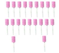 Lot de 20 pierres abrasives 5 mm Tête de meulage rotative avec tige de 3 mm pour bois, métal et plastique