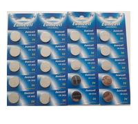 Lot de 20 piles - 10 piles CR2032 et 10 piles CR2025 EUNICELL