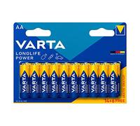 Lot de 20 Piles AA LR6 1.5V alcaline Varta High Energy 2023