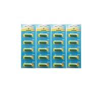 Lot de 20 Piles Alcaline 12V type A23/23A compatibles LRV08/L1028/RVO8/MS21/MN21/E23A/K23A/V23GA/GP23A - Visiodirect -