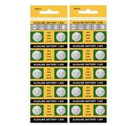 Lot de 20 piles bouton AG3/736/LR41 pour montre - Longue durée de vie