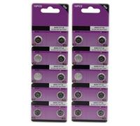 Lot de 20 piles bouton alcalines AG6 SR920SW AG6/920/371 1,5 V pour petits appareils électroniques
