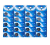 Lot de 20 Piles bouton plates lithium 3V type CR2016 compatibles DL2016B/BR2016-1W/CR2016-1W/KCR2016/L10/LM2016/LF - Visiodirect