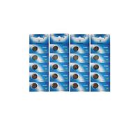Lot de 20 Piles bouton plates lithium type CR1620 3V - Visiodirect - G