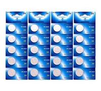 Lot de 20 Piles bouton plates lithium type CR2025 3V compatibles DL2025 - Visiodirect -