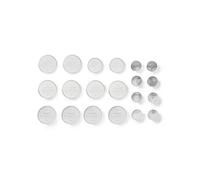 Nedis BALAK20BL Multipack de Piles-Boutons au Lithium CR2025/CR2016/CR1620/LR43/LR54/LR4 20 pièces au Total Blister