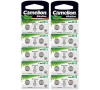 Lot de 20 piles Camelion LR44 / A76 / AG13 pile bouton, longue durée de conservation