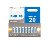 Lot de 20 piles Philips AAA