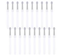 Lot de 20 pinceaux de maquillage réutilisables en silicone hygiéniques avec couvercles de protection