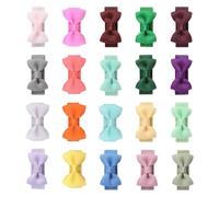 Lot De 20 Pinces À Cheveux Avec Nœud Papillon Couleur Bonbon Pince Latérale Pour Fille Design Antidérapant Idéal Un Usage Quotidien Fin Ou Fin Accessoires Filles
