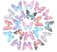 Lot de 20 pinces à cheveux papillon, petites pinces à cheveux pour femme, papillons 3D avec clip, accessoires de cheveux pour femmes, filles et enfants (A)