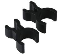 Lot de 20 pinces à crayon Trompette et corne française - Outil de notation en plastique pour musiciens, 2,3 x 1,8 cm, noir