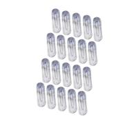 Lot de 20 pinces à épiler transparentes avec ventouse pour un usage quotidien et les voyages