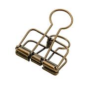 Lot de 20 pinces à papier en métal de taille moyenne pour fournitures de bureau, école, organisation de documents personnels