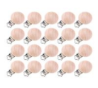 Lot de 20 pinces en bois pour soins infirmiers - Pinces à mâcher - Chaînes de dentition pour bébé
