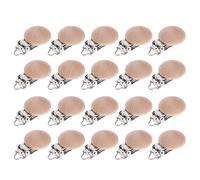 Lot de 20 pinces en bois pour soins infirmiers - Pinces à mâcher - Chaînes de dentition pour bébé