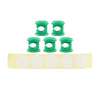 Lot de 20 pinces pour plantes grimpantes pour intérieur et extérieur, design mural sans perforation, clips en plastique compacts 2 x 2 x 2 cm, jardiniers et cultivateurs à domicile (5 pièces)